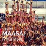 Giraffes of the maasai market